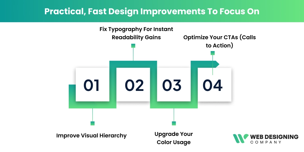 Practical, Fast Design Improvements To Focus On