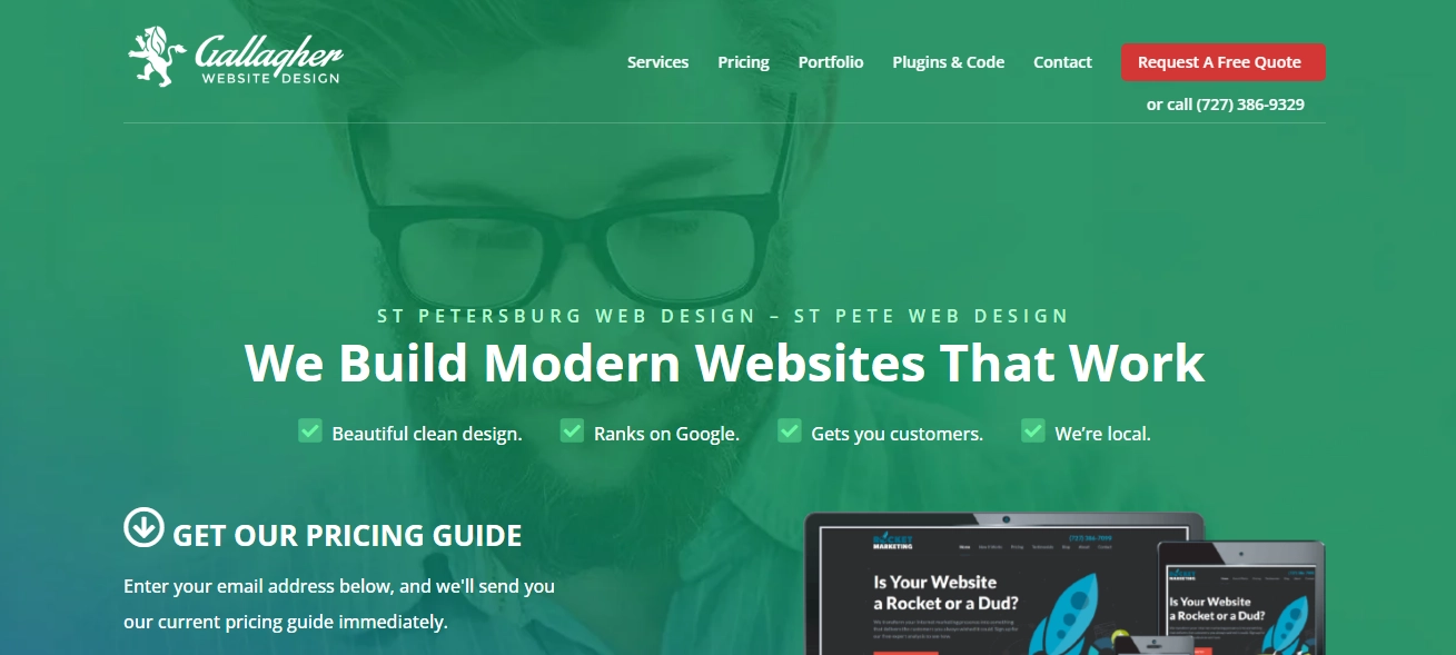 Gallagher Website Design