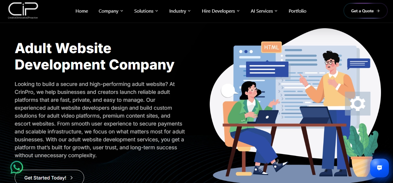 Adult Website Development Company